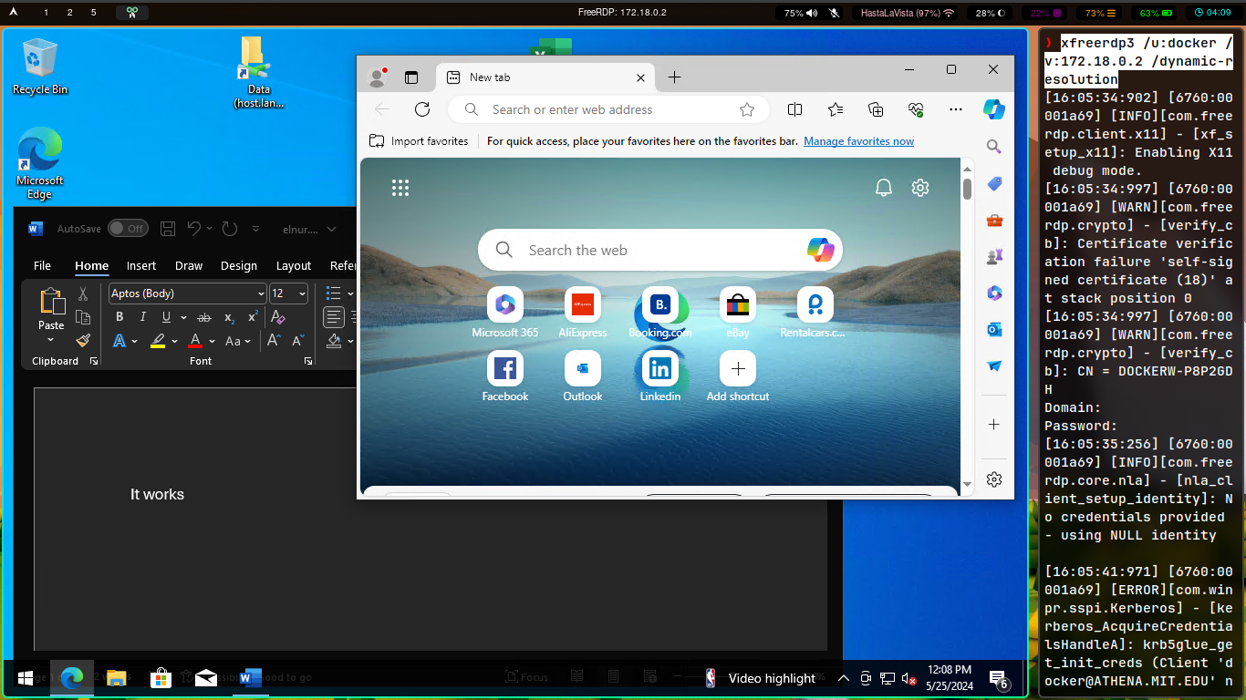 Alternative way to run Windows VM on Linux (Docker)