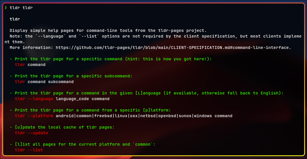 Pentest Tools TLDR