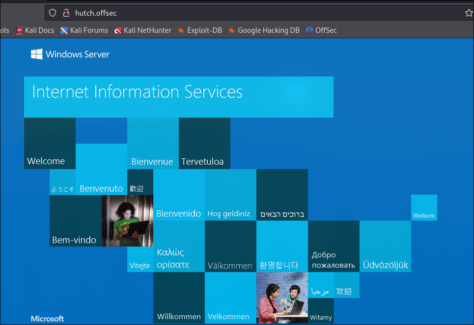 Web interface